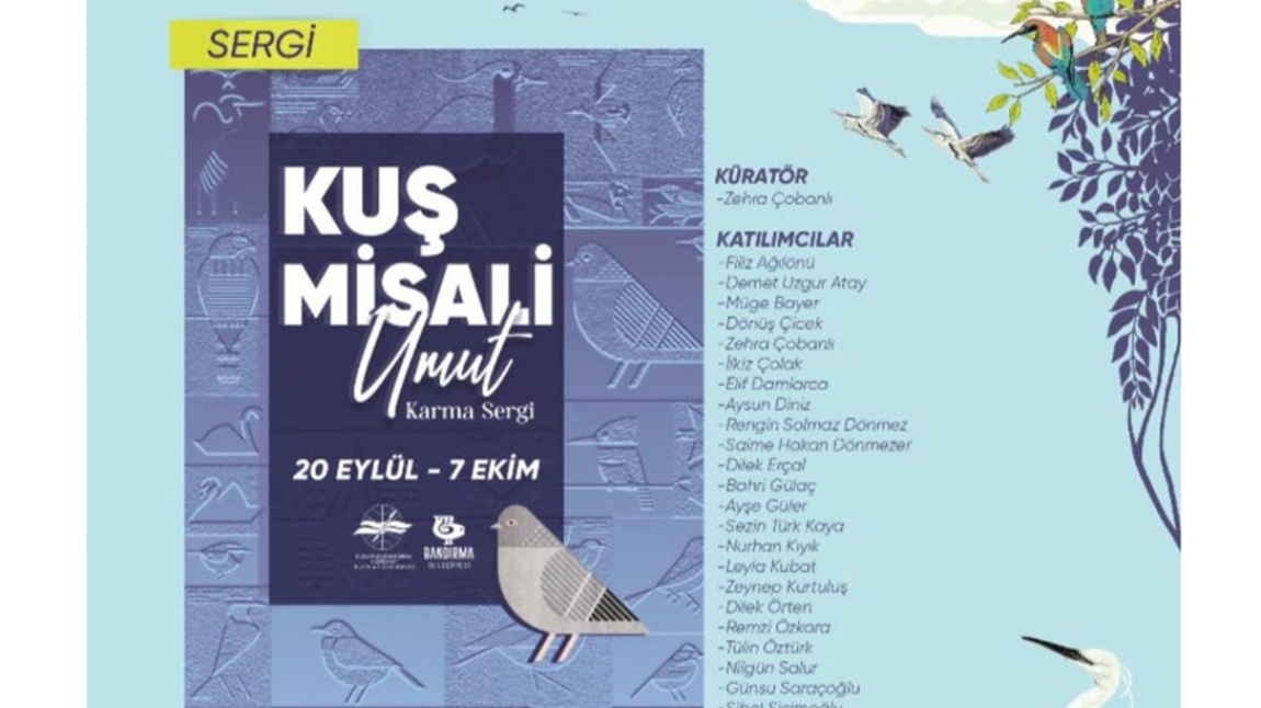 32. Bandırma Kuşcenneti Kültür ve Turizm Festivali Etkinlikleri Kapsamında Düzenlenen KUŞ MİSALİ 